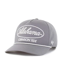 '47 Brand Men's Gray Alabama Crimson Tide Contemporary Basics Foundational Rope Hitch Adjustable Hat