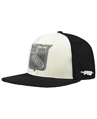 Pro Standard Men's Cream New York Rangers French Terry Snapback Hat