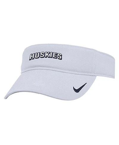 Nike Men's White UConn Huskies 2025 On-Field Ace Performance Adjustable Visor
