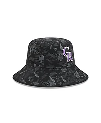 New Era Big Boys and Girls Black Colorado Rockies 2025 Spring Training All Over Print Bucket Hat