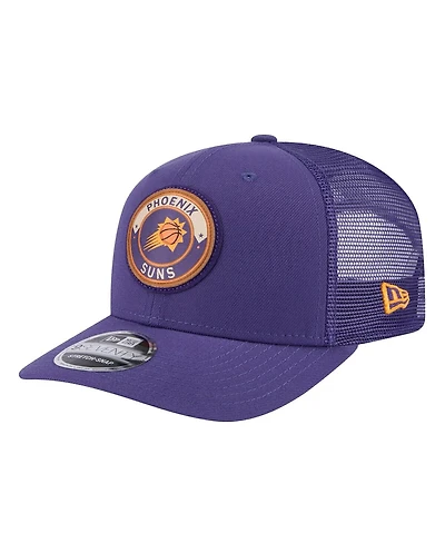 New Era Men's Purple Phoenix Suns Victory Grove Circle Patch 9SEVENTY Adjustable Hat
