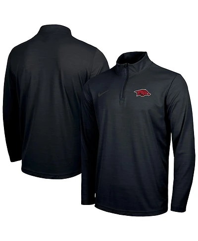 Nike Men's Black Arkansas Razorbacks Intensity Performance Quarter-Zip Pullover Sweatshirt