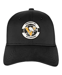 Fanatics Big Boys and Girls Black Pittsburgh Penguins Authentic Pro Training Camp Stretch Fit Hat