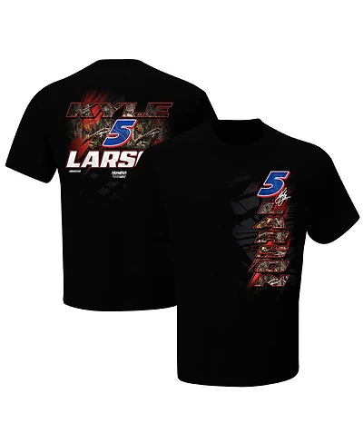 Hendrick Motorsports Team Collection Men's Black Kyle Larson Camo T-Shirt
