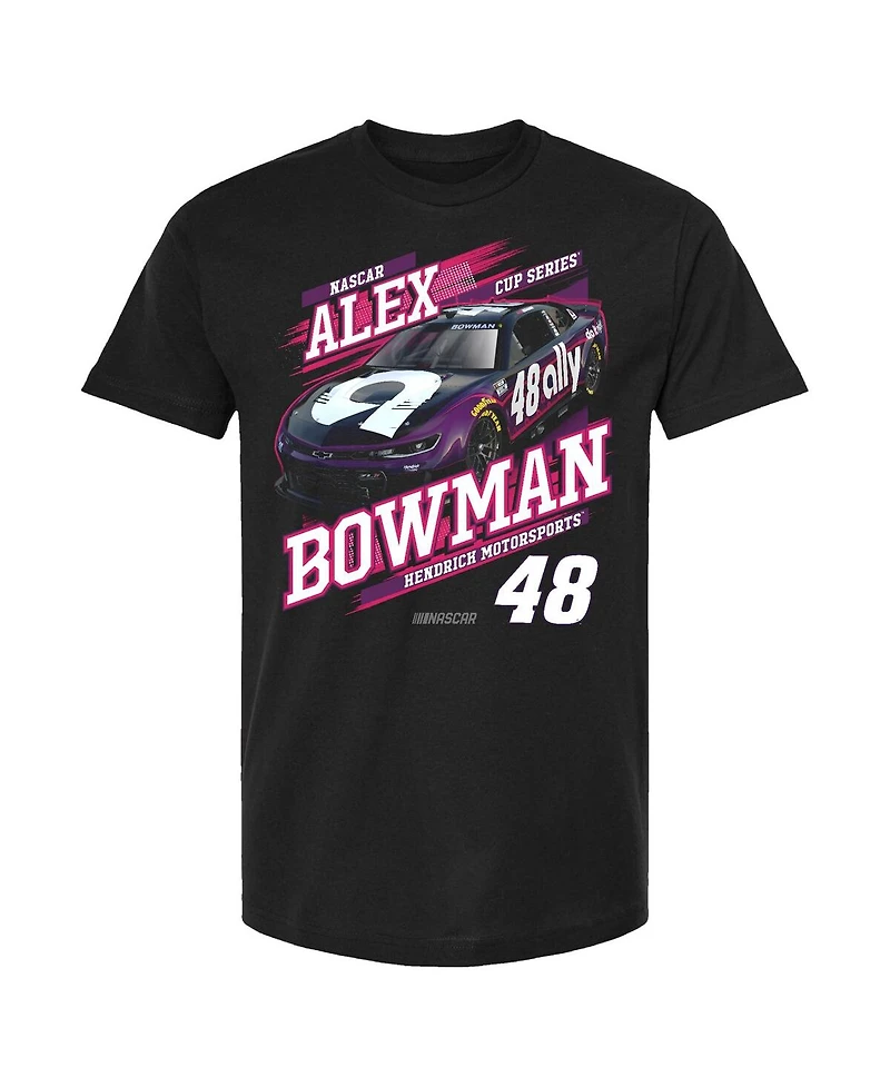 Hendrick Motorsports Team Collection Men's Black Alex Bowman Ally Car T-Shirt