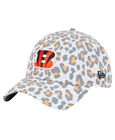 New Era Preschool White Cincinnati Bengals Active Leopard 9TWENTY Adjustable Hat