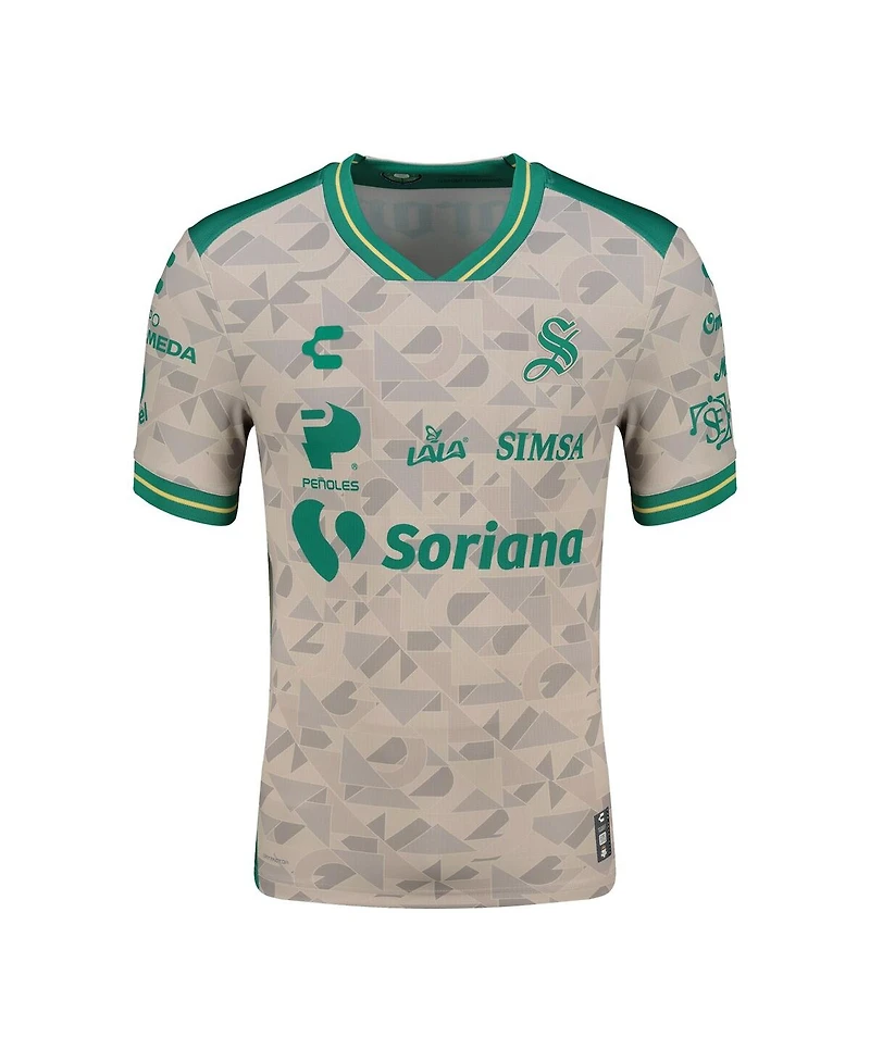 Charly Men's Tan Santos Laguna 2025/26 Away Authentic Jersey