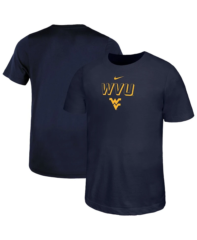 Nike Baby Boys and Girls Navy West Virginia Mountaineers Legend Performance T-Shirt
