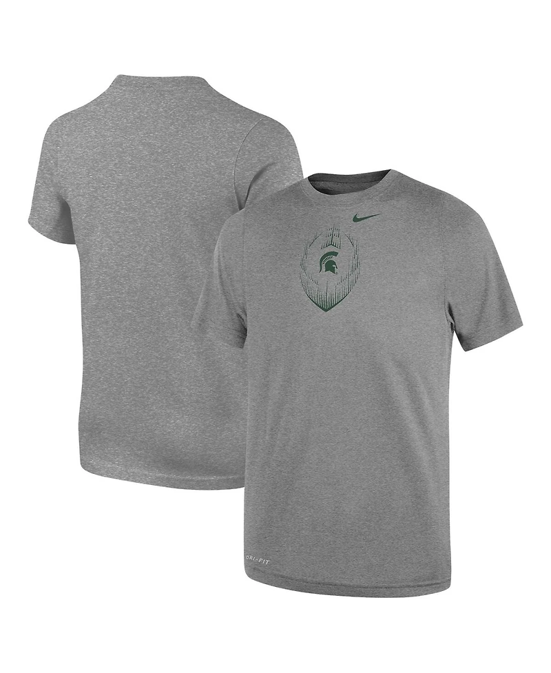 Nike Toddler Gray Michigan State Spartans Legend Football Performance T-Shirt