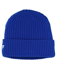 Fanatics Men's Royal New York Rangers Logo Cuffed Knit Hat