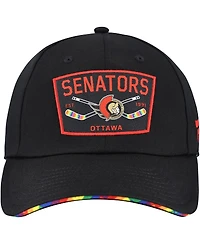 Fanatics Men's Black Ottawa Senators Hife Adjustable Hat