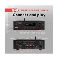 Pyle Wireless Bt Streaming Home Theater Receiver