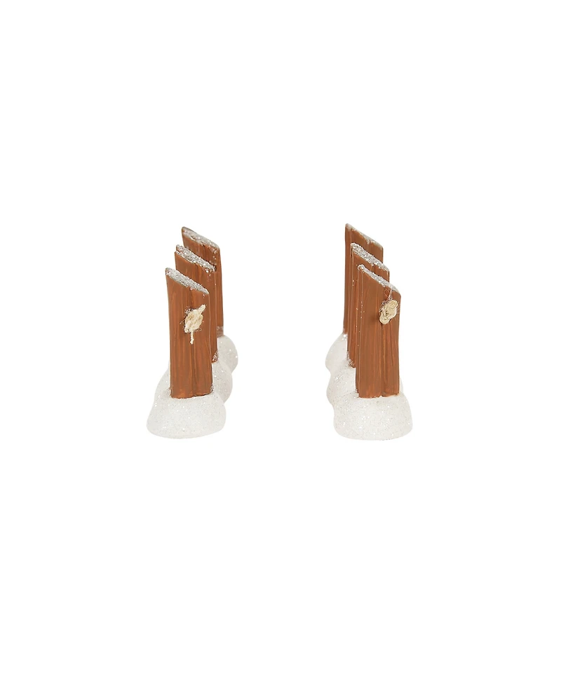 Department 56 Disney Village Wharf Fencing, Set of 2