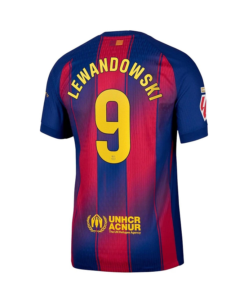 Nike Men's Robert Lewandowski Navy Barcelona 2025/26 Home Authentic Player Jersey
