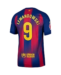 Nike Men's Robert Lewandowski Navy Barcelona 2025/26 Home Authentic Player Jersey