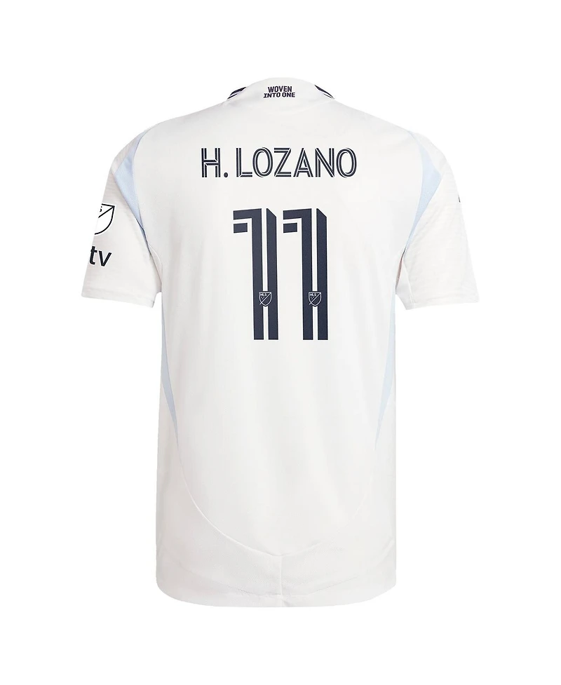 Adidas Men's Hirving Lozano White San Diego Fc 2025 Woven Into One Authentic Player Jersey