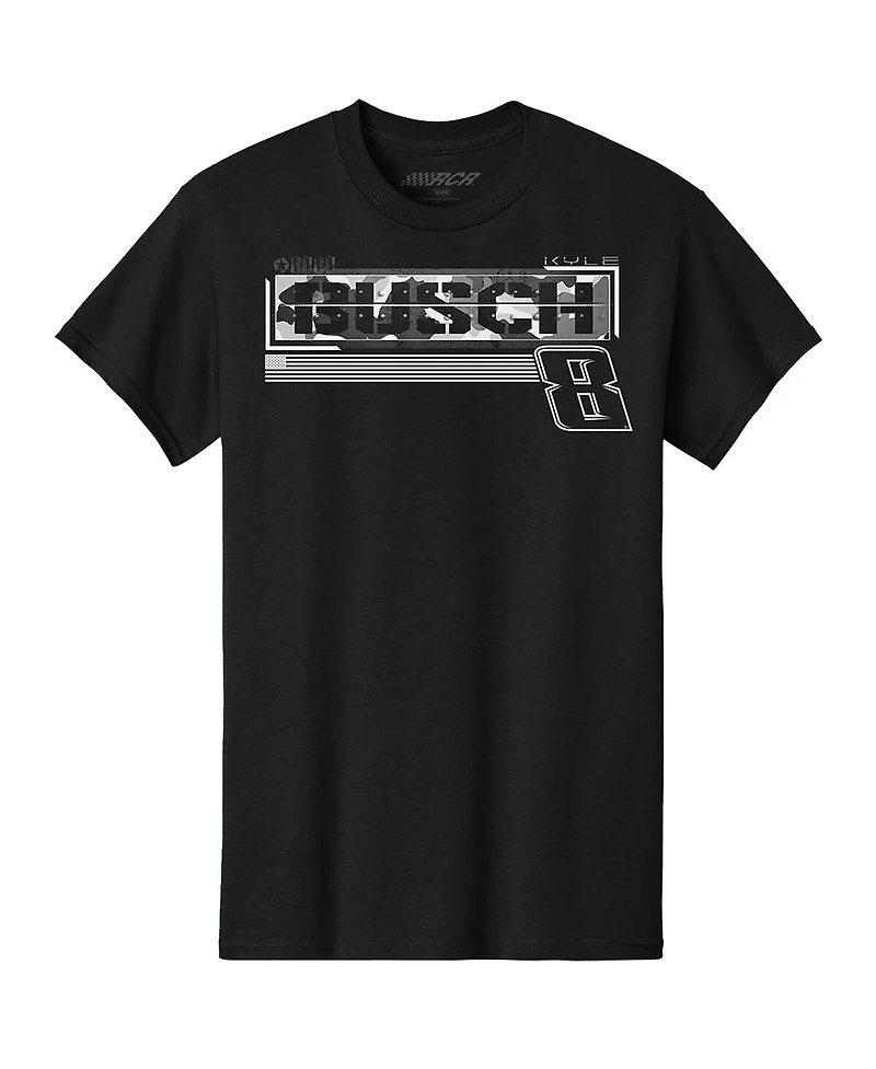 Richard Childress Racing Team Collection Men's Black Kyle Busch Cheddar's Tonal T-Shirt