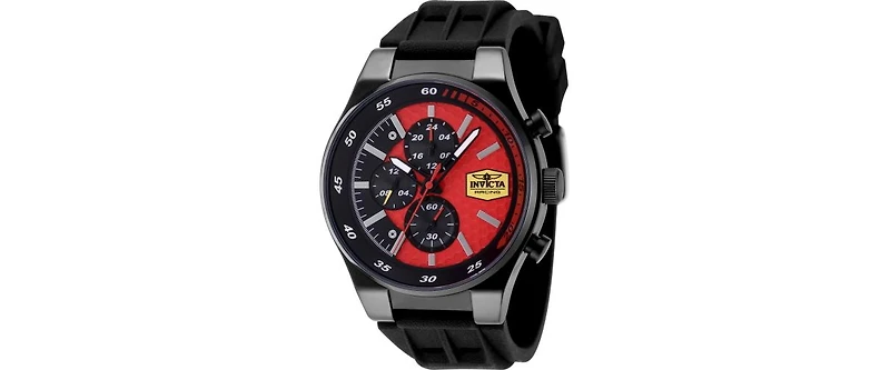 Invicta Men's 48877 Invicta Racing Quartz Chronograph Red Dial Watch