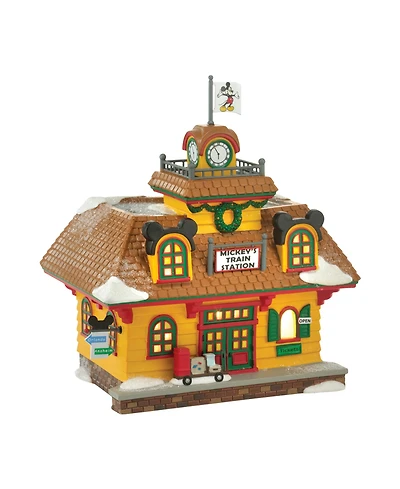 Department 56 Mickey's Train Station Building