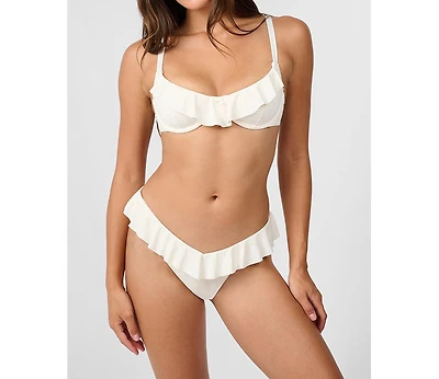 WeWoreWhat Women's Ruffle Top
