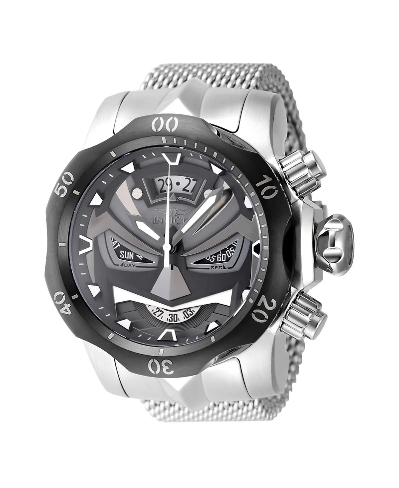 Invicta Men's 48169 Venom Quartz Multifunction Black, Gunmetal Dial Watch