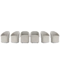 Tempo 6-Pc. Caster Chair Set