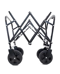 Casainc Outdoor Storage Cart Collapsible Foldable Wagon Beach Heavy Duty Utility