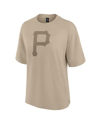 Fanatics Women's Khaki Pittsburgh Pirates Oversized Elements T-Shirt