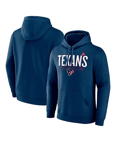 Fanatics Men's Navy Houston Texans Pylon Outline Pullover Hoodie