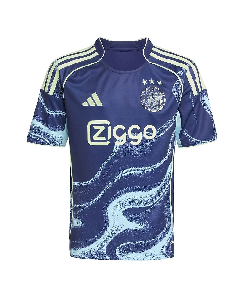 Adidas Big Boys and Girls Navy Ajax 2025/26 Away Replica Jersey