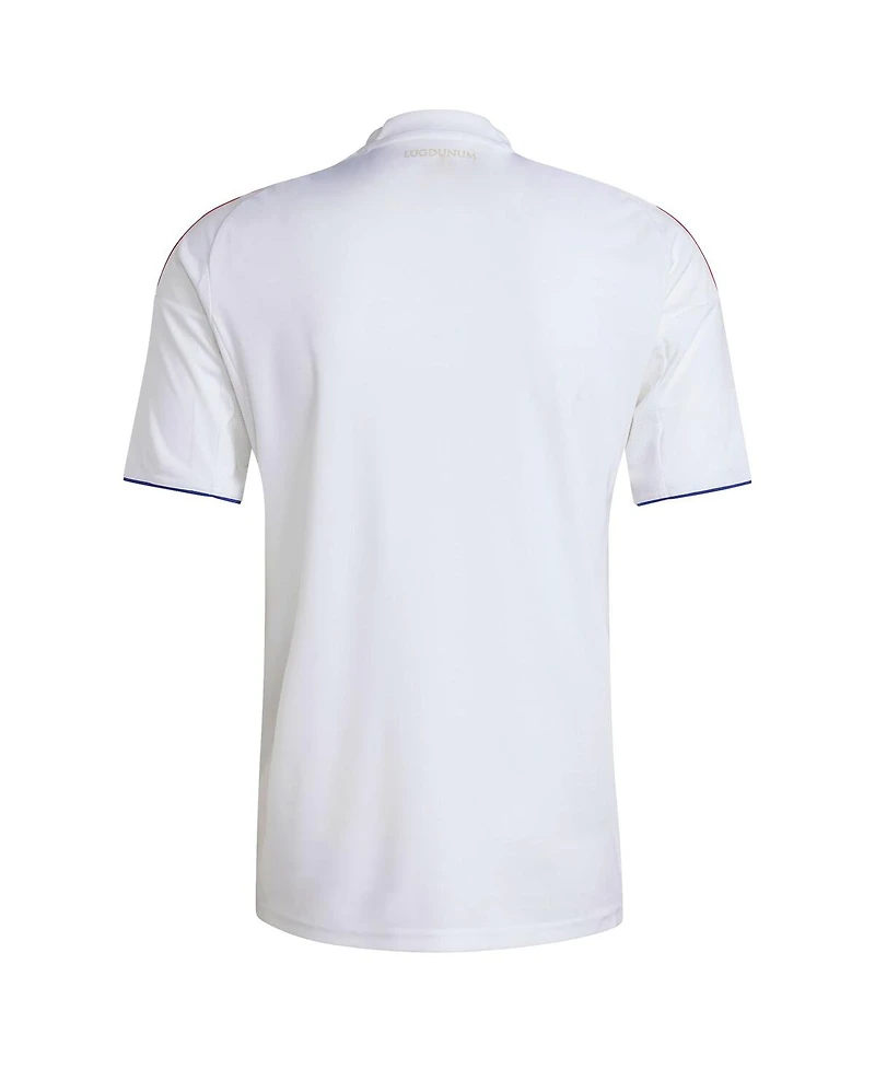 Adidas Men's White Olympique Lyonnais 2025/26 Home Replica Jersey