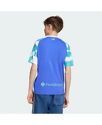 Adidas Big Boys and Girls Blue Seattle Sounders Fc 2025 Third Replica Jersey