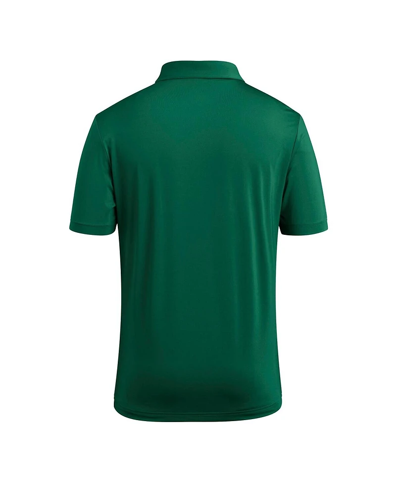 Adidas Men's Green Miami Hurricanes Ultimate 365 Polo Shirt