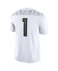 Nike Men's 1 White Oregon Ducks Game Jersey