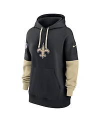 Nike Women's Black New Orleans Saints 2024 Sideline Essential Fleece Pullover Hoodie