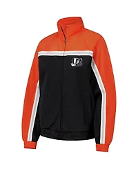 G-iii 4Her by Carl Banks Women's Black Cincinnati Bengals Post Game Full-Zip Track Jacket