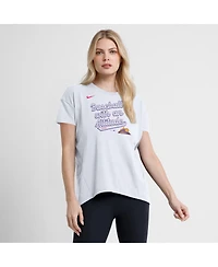 Nike Women's White Colorado Rockies 2025 City Connect Flowy Fashion Tri-Blend Performance T-Shirt
