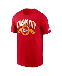Nike Men's Red Kansas City Chiefs Rewind Front and Back Hit Essential T-Shirt