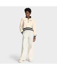 Nike Women's Cream/Black Georgia Bulldogs Legacy Half-Zip Sweatshirt