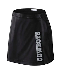 Wear by Erin Andrews x Gracie Women's Hunt Black Dallas Cowboys Wrap Skirt