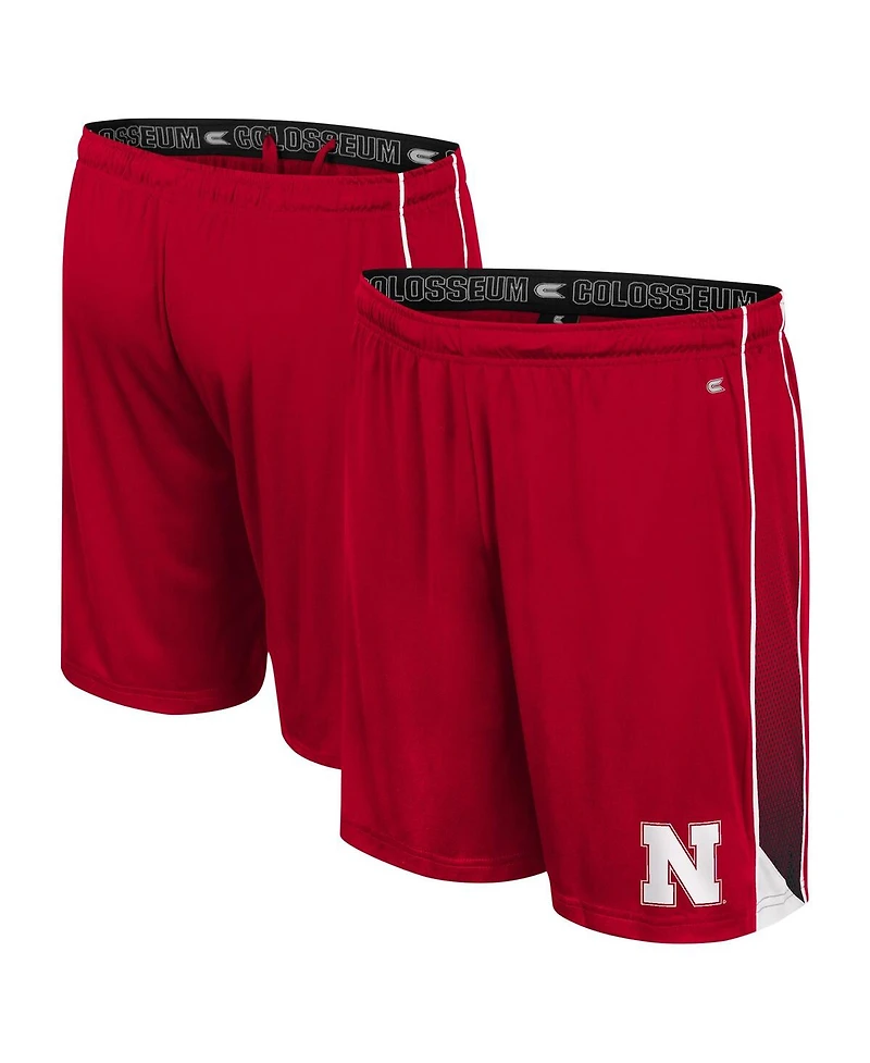 Colosseum Men's Scarlet Nebraska Huskers Online Shorts