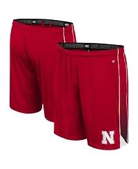 Colosseum Men's Scarlet Nebraska Huskers Online Shorts