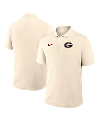 Nike Men's Tan Georgia Bulldogs Primary Logo Victory Performance Polo Shirt