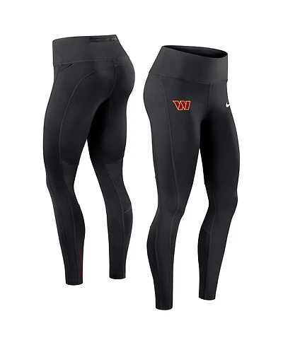 Nike Women's Black Washington Commanders Primetime Epic Fast Performance Leggings