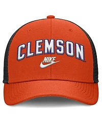 Nike Men's Orange/Black Clemson Tigers Legacy Arch Rise Performance Trucker Adjustable Hat