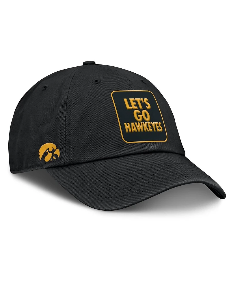 Nike Men's Black Iowa Hawkeyes Local Club Adjustable Hat
