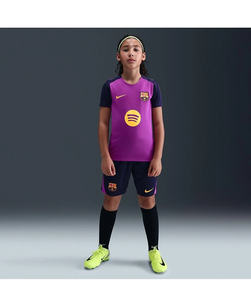 Nike Big Boys and Girls Purple Barcelona 2025/26 Strike Performance Jersey