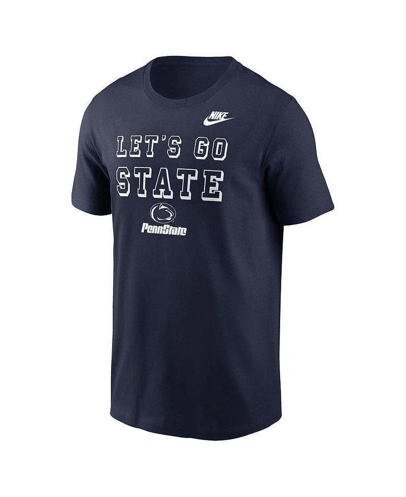 Nike Men's Navy Penn State Nittany Lions Legacy Nickname T-Shirt
