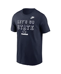 Nike Men's Navy Penn State Nittany Lions Legacy Nickname T-Shirt
