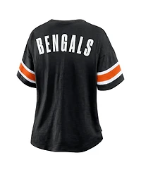 Fanatics Women's Black Cincinnati Bengals Redzone Curl Route T-Shirt